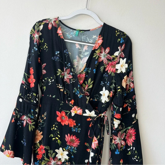 Farm Rio Brazil Summer Flower Wrap Maxi Dress - Picture 5 of 11